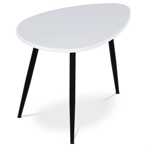 Odkládací stolek 60x40x45cm, mdf, bílá, AF-3011 WT