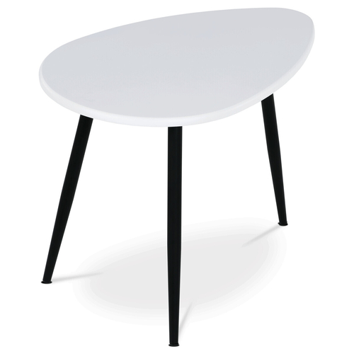 Odkládací stolek 60x40x45cm, mdf, bílá, AF-3011 WT