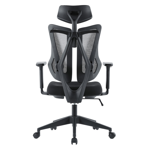 Kancelářská židle, synchronní mechanismus, šedá síťovina, KA-H3245 GREY