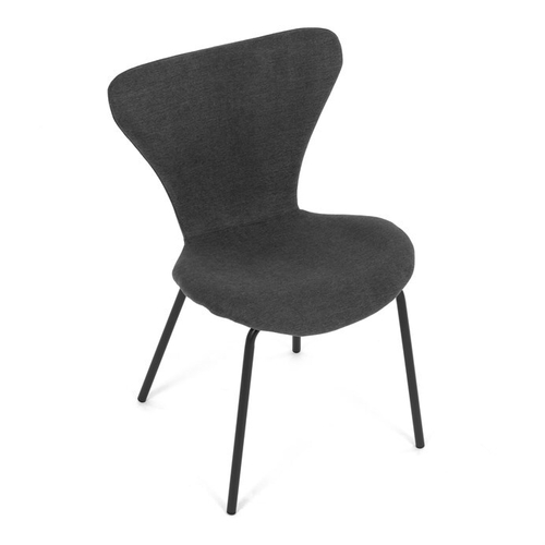 Jídelní židle, šedá, látka, CT-S8010 GREY2