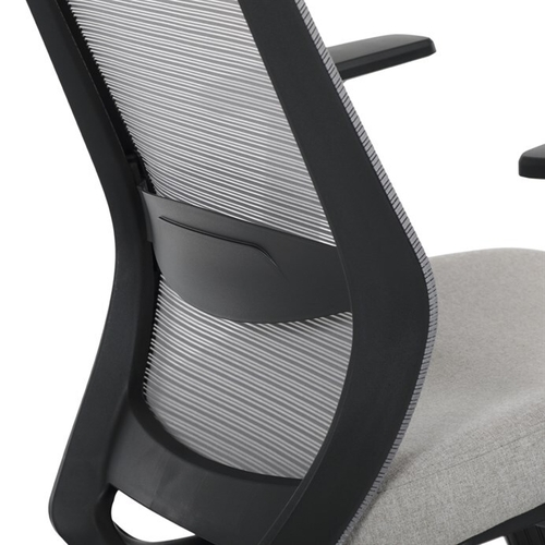 Kancelářská židle, synchronní mechanismus, šedá síťovina, KA-V3329 GREY