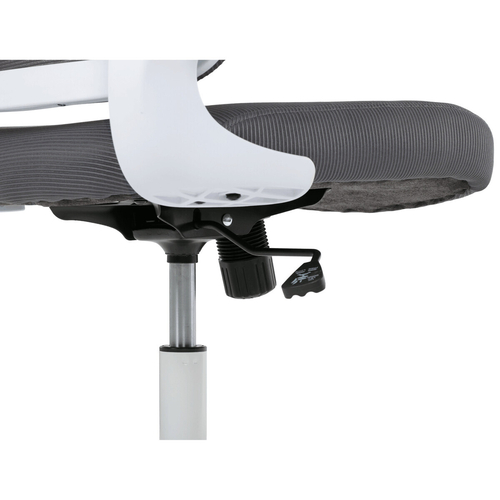 Kancelářská židle, houpací mechanismus, šedá síťovina, KA-Q843 GREY
