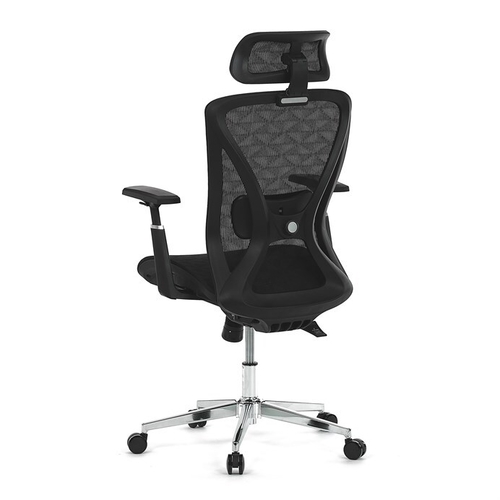 Kancelářská židle, synchronní mechanismus, černá síťovina, KA-S258 BK