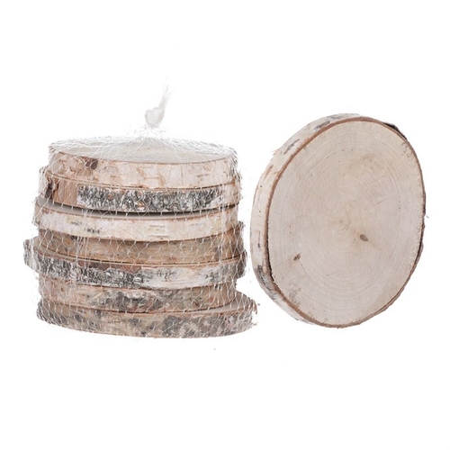 Březové kolečko - přírodní, cena za balení (8 ks)