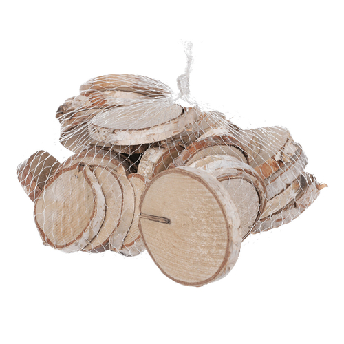 Březové kolečko - přírodní, cena za balení (cca 300 g)