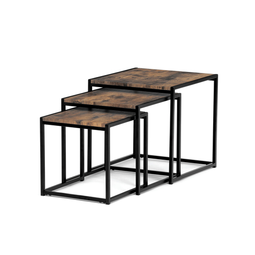 Konferenční stolek 45x45x45cm, mdf, old wood, AF-3003 OLW