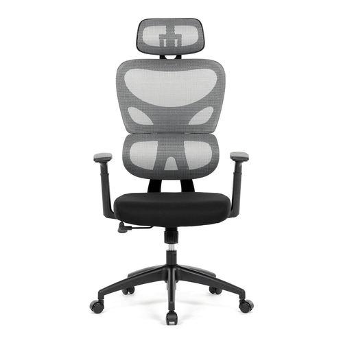 Kancelářská židle, houpací mechanismus, šedá, KA-K2080 GREY