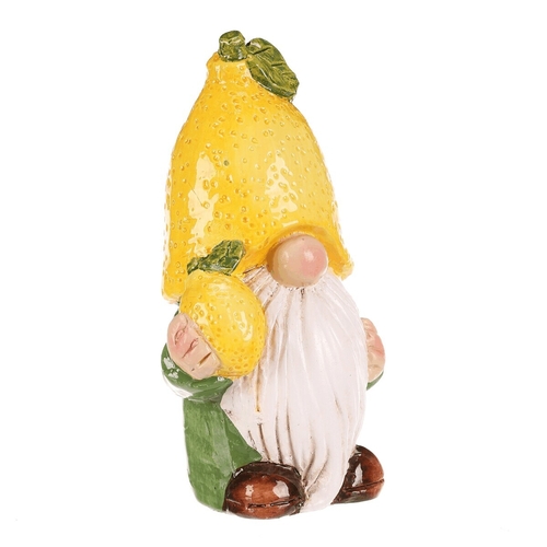Trpaslík citrónový - keramická figurka, vel. S, barva žlutá