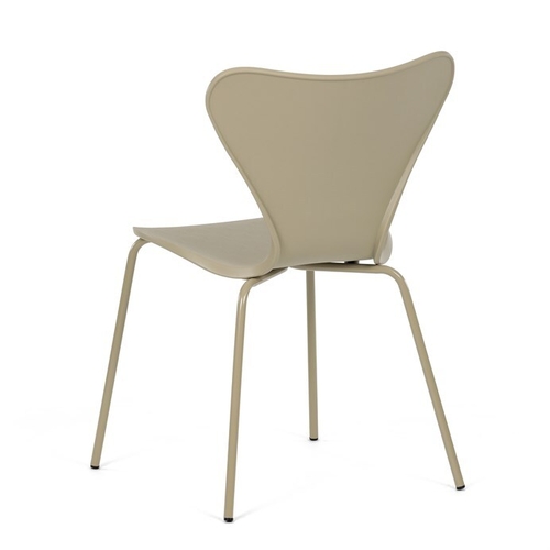 Jídelní židle, hnědá, plast, CT-X7034 CAP