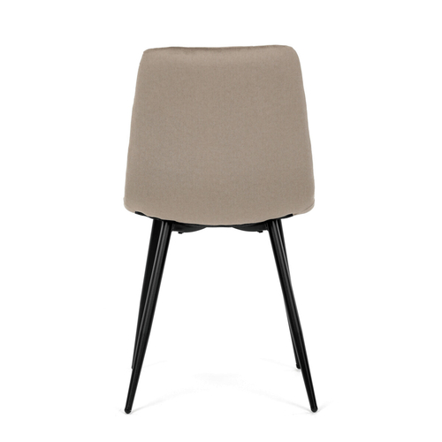 Jídelní židle, béžová, sametová látka, DCL-X7015 CAP2