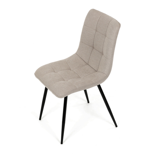 Jídelní židle, hnědá, látka, DCL-193 CAP2