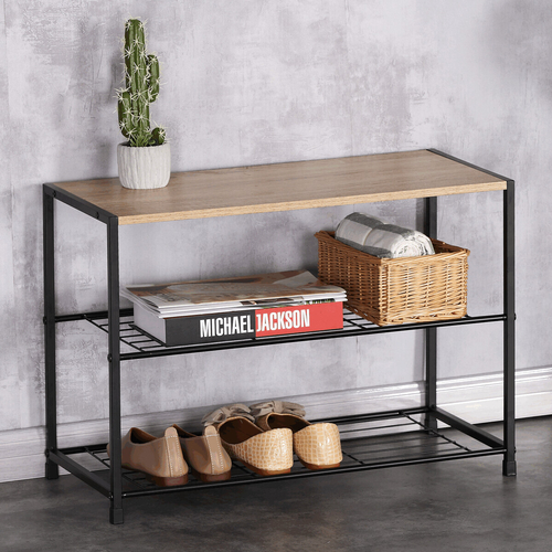Botník, mdf, hnědá, GD-413 OAK