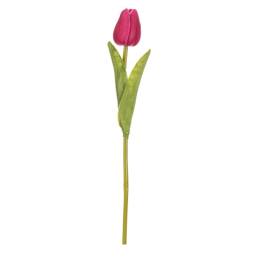 Tulipán pěnový - umělý řezaný, barva tmavě červená
