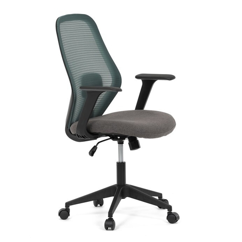 Kancelářská židle, houpací mechanismus, zelená síťovina, KA-V3149 GRN