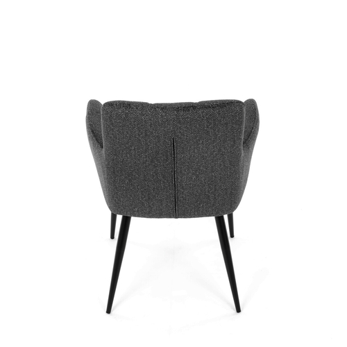 Jídelní židle, šedá, látka, DCH-P3146 GREY2
