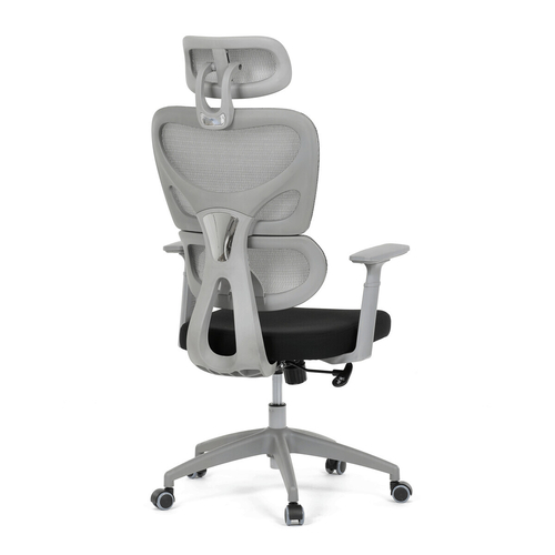Kancelářská židle, houpací mechanismus, šedá, KA-K2081 GREY