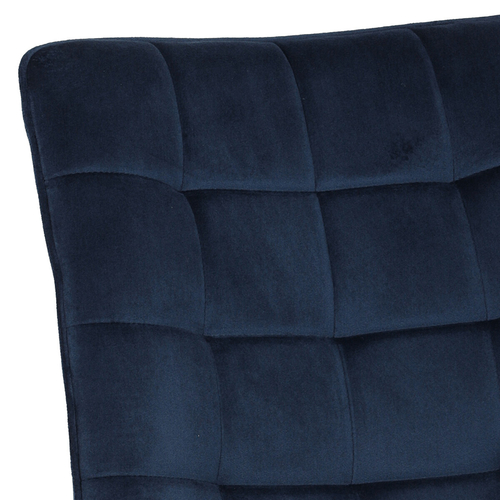 Jídelní židle, modrá, sametová látka, CT-384 BLUE4