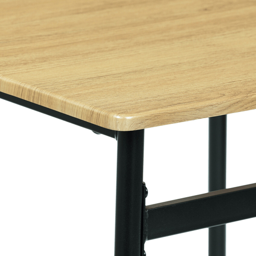 Jídelní set s 2 židlemi, 70x70x76cm, mdf, divoký dub, AUT-O2121 OAK