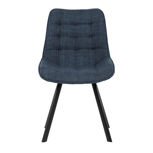 Jídelní židle, modrá, látka, HC-465 BLUE2