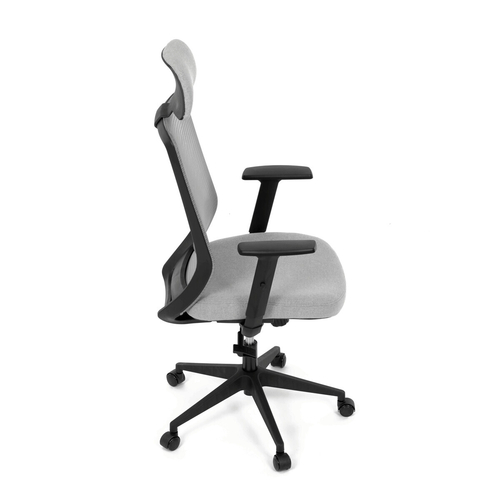Kancelářská židle, synchronní mechanismus, šedá síťovina, KA-V3329 GREY