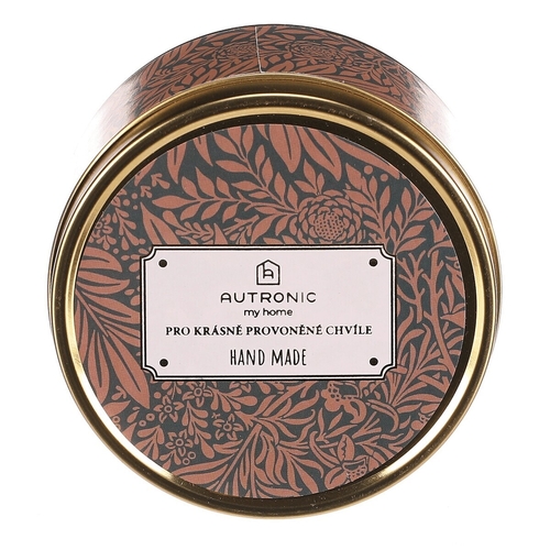Svíčka aromatická - kovová dóza s víkem, mix 2 druhů, cena za 1 ks