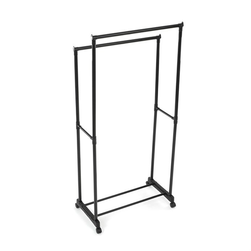 Stojan na šaty, kov, černá, GD-164 BK