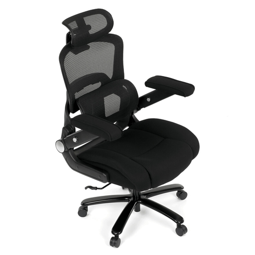 Kancelářská židle, houpací mechanismus, černá látka, KA-N1313 BK