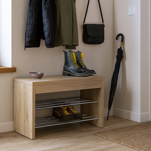 Botník, mdf, hnědá, 83168-10 SON