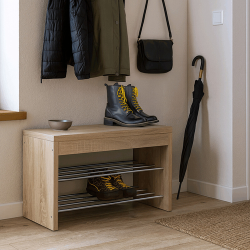 Botník, mdf, hnědá, 83168-10 SON