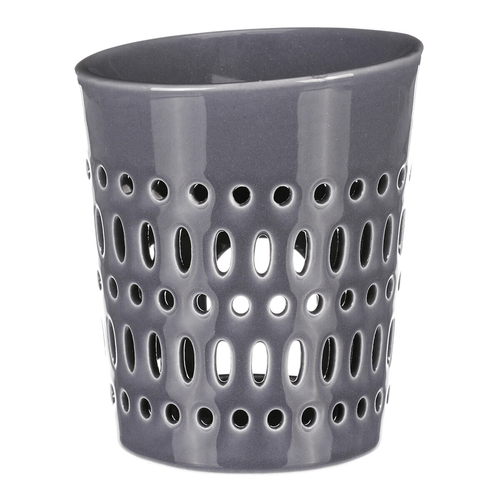 Aromalampa - porcelánová, otvory po obvodu, barva modrá