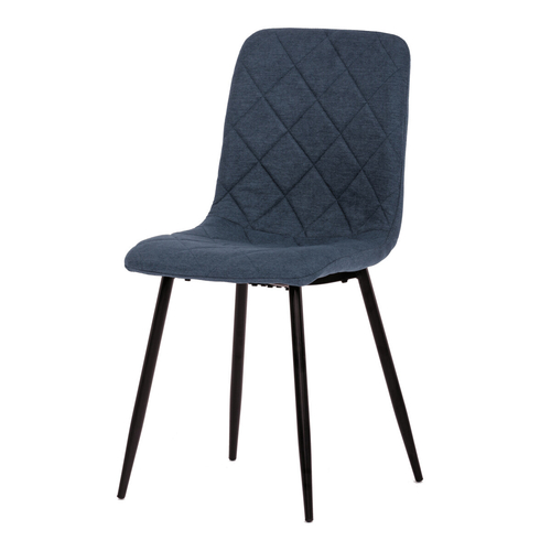 Jídelní židle, modrá, látka, CT-283 BLUE2