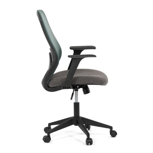 Kancelářská židle, houpací mechanismus, zelená síťovina, KA-V3149 GRN