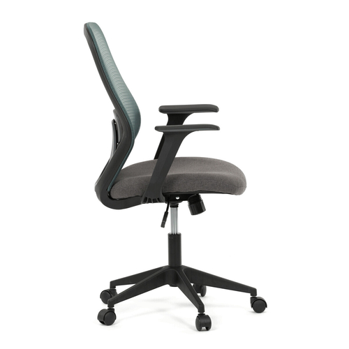 Kancelářská židle, houpací mechanismus, zelená síťovina, KA-V3149 GRN