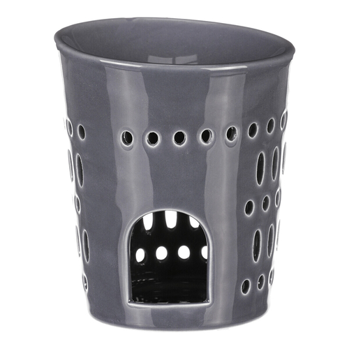 Aromalampa - porcelánová, otvory po obvodu, barva modrá