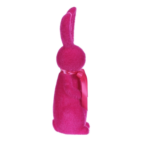 Zajíc - figurka na postavení, semiš, mix 2 barev, cena za 1 ks