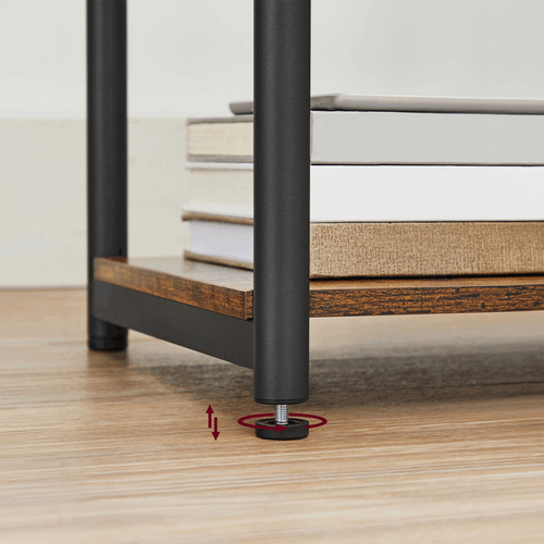 Odkládací stolek 30x34x58cm, mdf, old wood, AFK-E1175 OLW