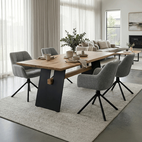 Jídelní stůl 200x100cm, masiv, dub, DS-M200 DUB