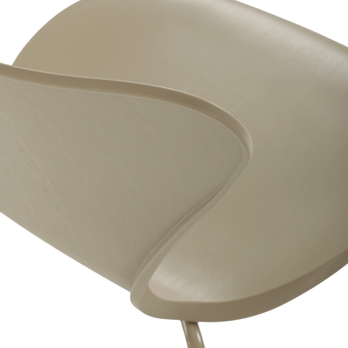 Jídelní židle, hnědá, plast, CT-X7034 CAP