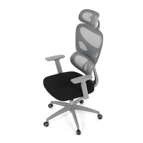 Kancelářská židle, houpací mechanismus, šedá, KA-K2081 GREY
