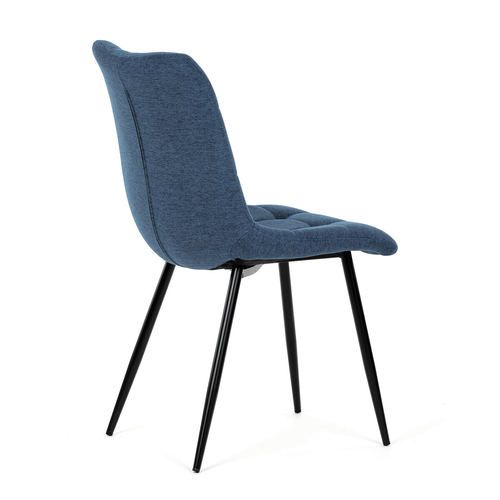 Jídelní židle, modrá, látka, DCL-193 BLUE2