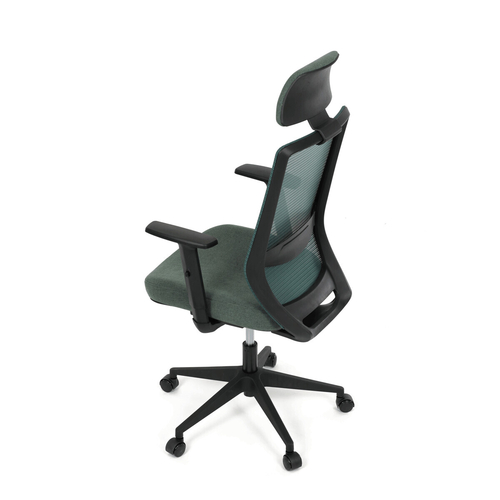 Kancelářská židle, synchronní mechanismus, zelená síťovina, KA-V3329 GRN