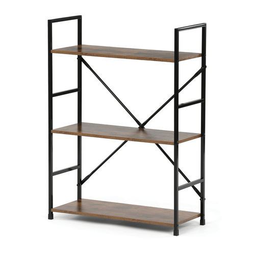 Regál, mdf, hnědá, GD-223 OLW