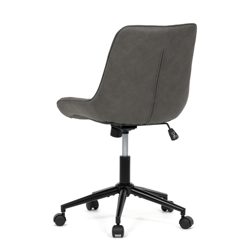 Pracovní židle, výškově nastavitelná, šedá látka, KA-V3120 GREY3