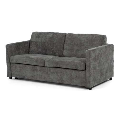 Rozkládací pohovka na každodenní spaní, šedá, látka, ASB-C3900 GREY2