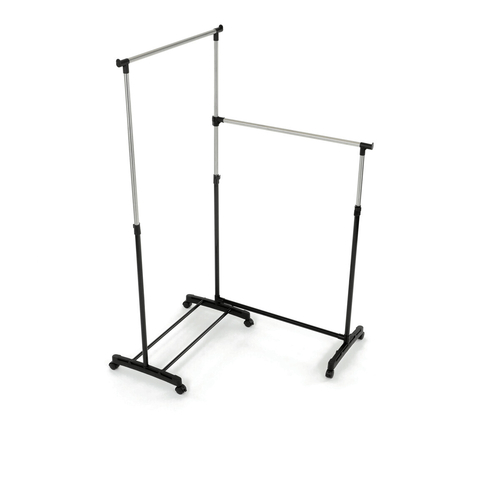 Stojan na šaty, plast, černá, GD-174 BK