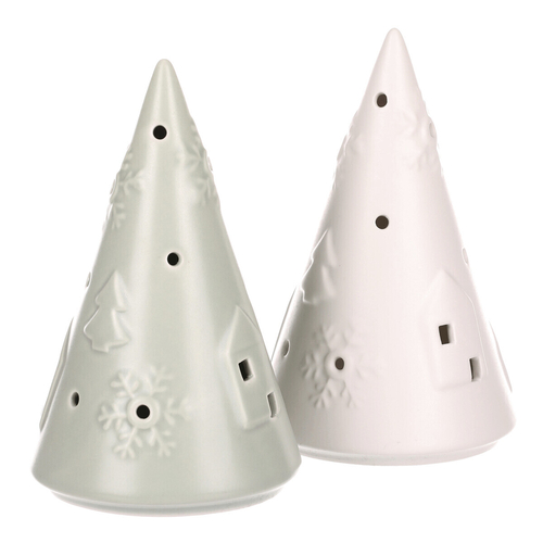 Kužel porcelánový - LED osvětl., mix 2 barev, cena za 1 ks