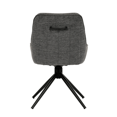 Jídelní židle, šedá, látka, HC-535 GREY2