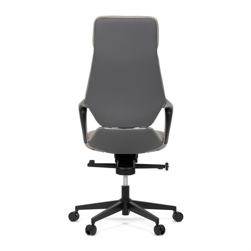 Kancelářské křeslo, houpací mechanismus, šedá ekokůže, KA-T8426 GREY