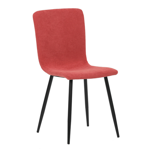 Jídelní židle, červená, manšestrová látka, DCL-964 RED2