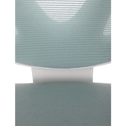 Dětská židle, výškově nastavitelná, modrá síťovina, KA-C806 BLUE